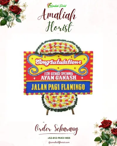 Bunga Papan Congratulation di Bungah Gresik